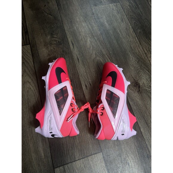 Nike Alpha Menace 4 Pro NRG Racer Pink/Grey Cleats HJ4568-600 Men’s Size 9 - Picture 4 of 7